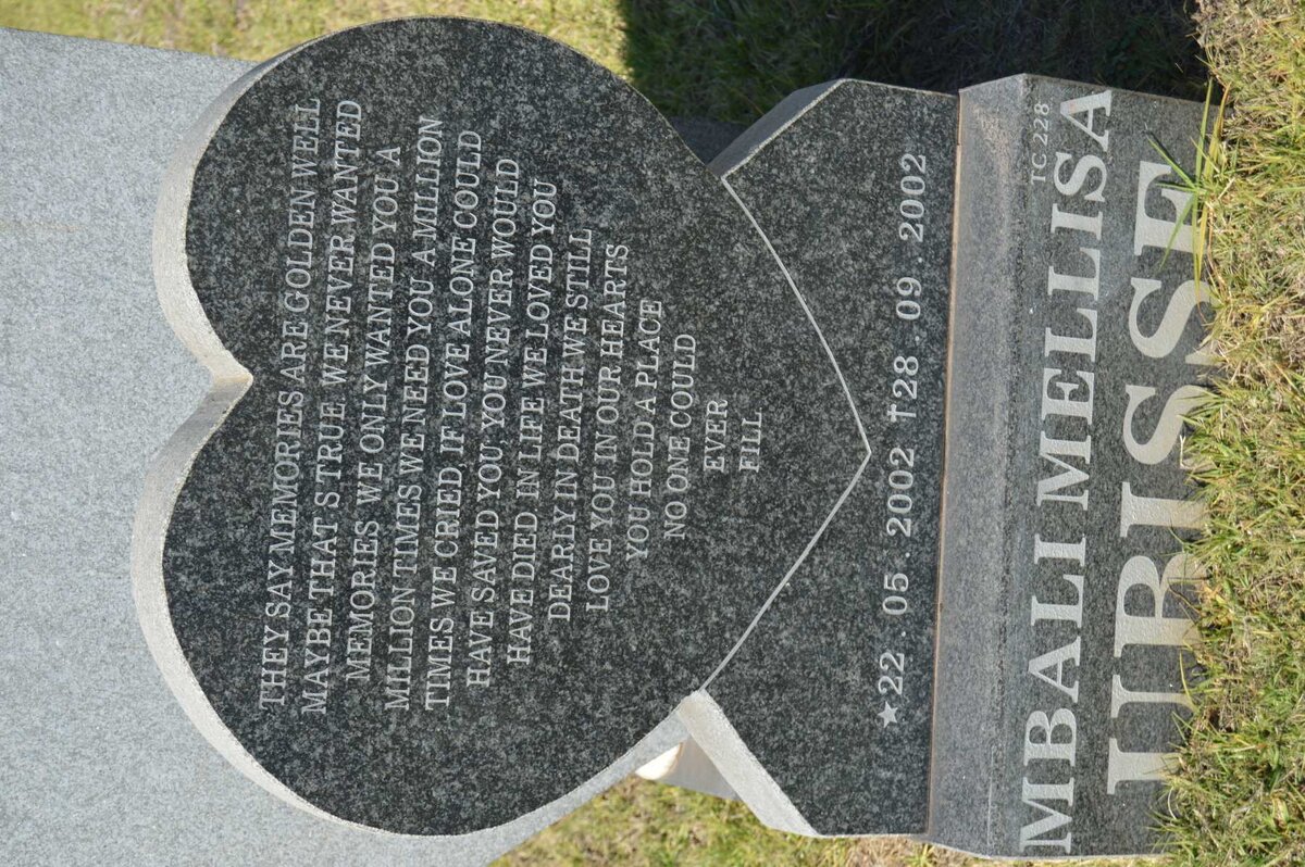 UBISSE Mbali Mellisa 2002-2002