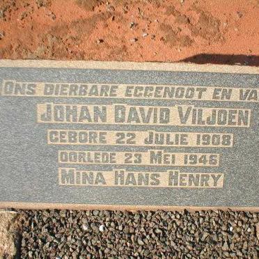 VILJOEN Johan David 1908-1946