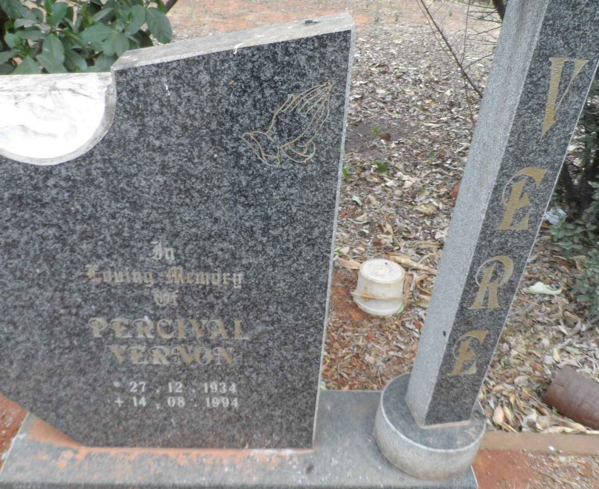 VERE Percival Vernon 1934-1994