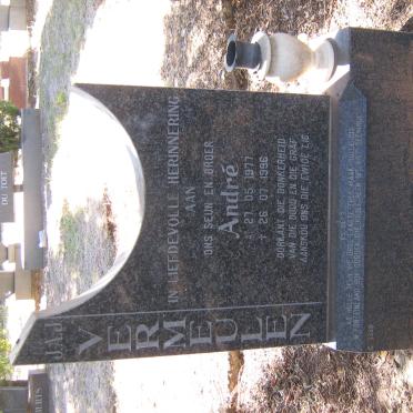 VERMEULEN André 1977-1996