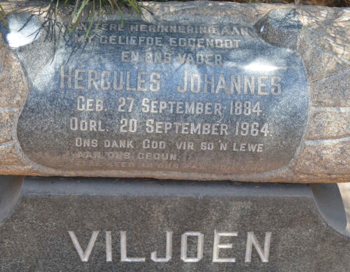 VILJOEN Hercules Johannes 1884-1964
