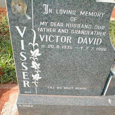 VISSER Victor David 1935-1986