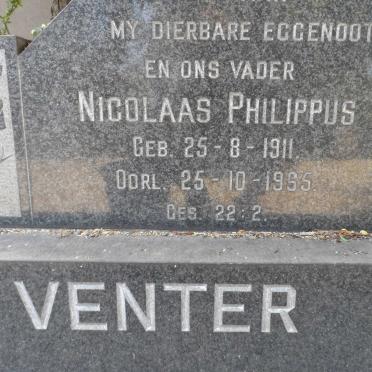 VENTER Nicolaas Philippus 1911-1965