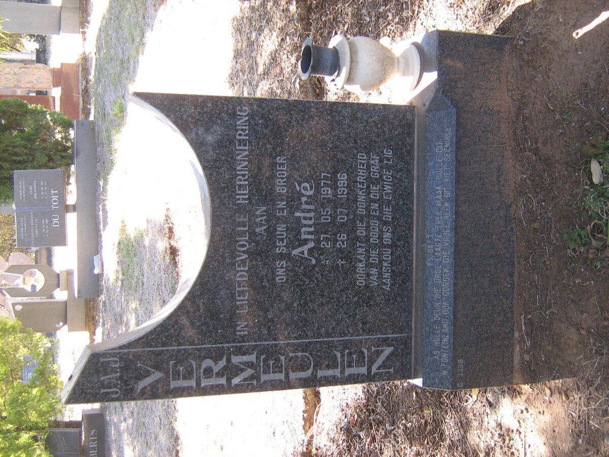 VERMEULEN André 1977-1996