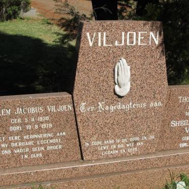 VILJOEN Willem Jacobus 1930-1979 &amp; Sheila Harriet 1931-2003 :: VILJOEN Thomas 1954-2001