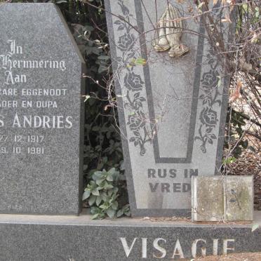 VISAGIE Lukas Andries 1917-1981 &amp; Martha Susan 1919-
