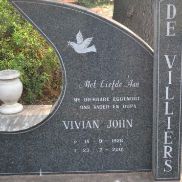 VILLIERS Vivian John, de 1926-2001