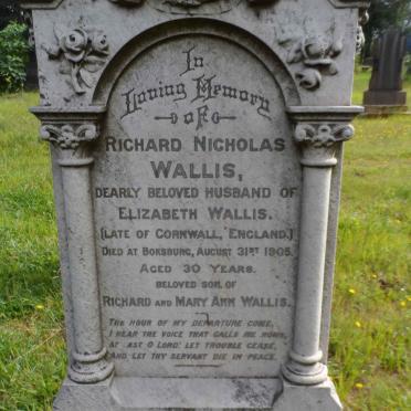 WALLIS Richard  Nicholas -1905 :: WALLIS Ellen -1905