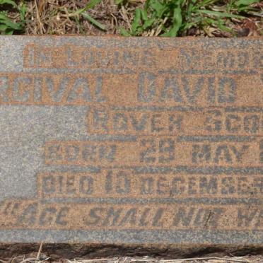 WILLIAMS Percival David 1915-1996