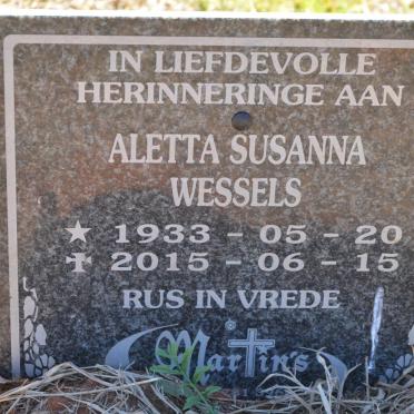 WESSELS Aletta Susanna 1933-2015