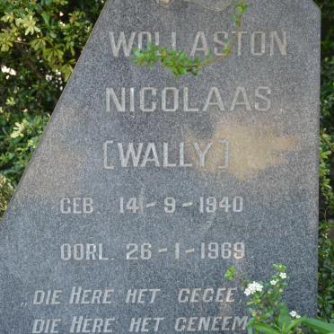 WOLLASTON Nicolaas 1940-1969