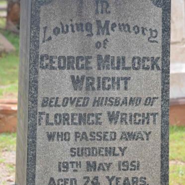 WRIGHT George Mulock -1951