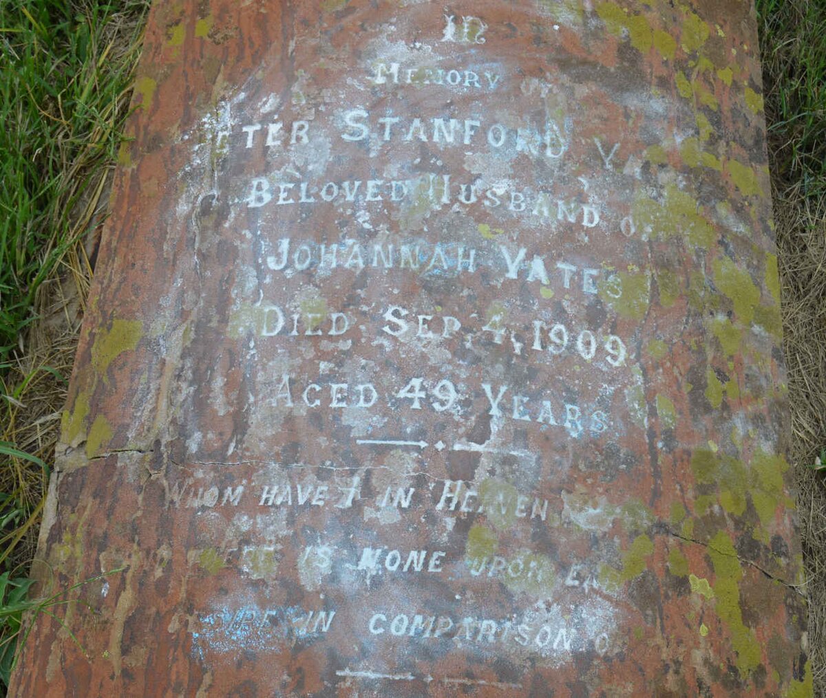 YATES Peter Stanford -1909
