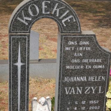 ZYL Johanna Helen, van 1952-2002