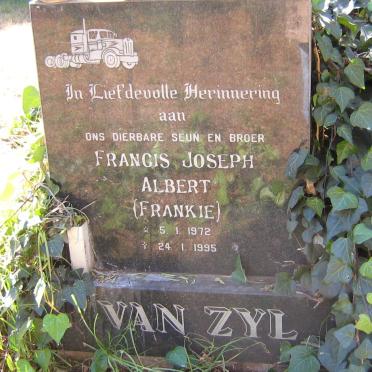 ZYL Francis Joseph Albert, van 1972-1995