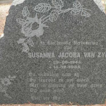 ZYL Susanna Jacoba, van 1944-1985