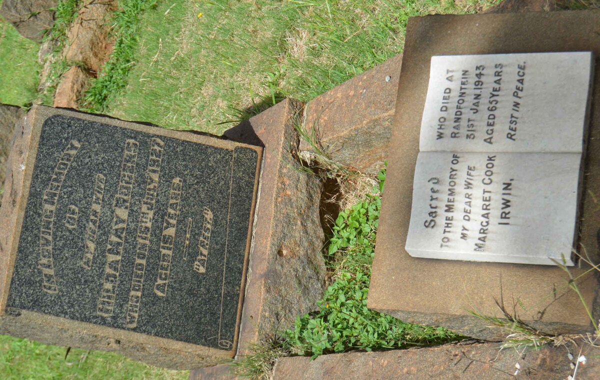 IRWIN Margaret Cook -1943 :: ROGERS Hilda May -1927