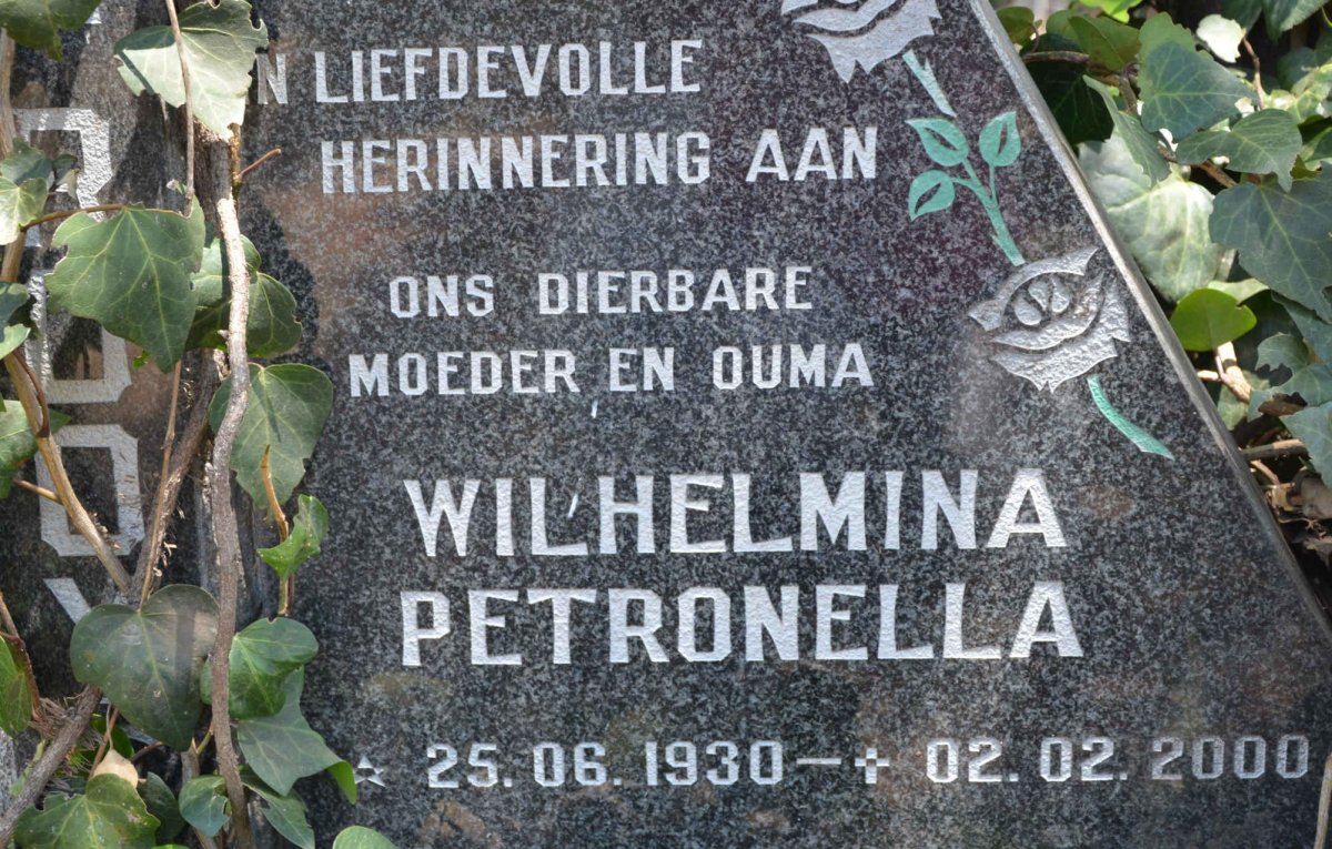 ? Wilhelmina Petronella 1930-2000
