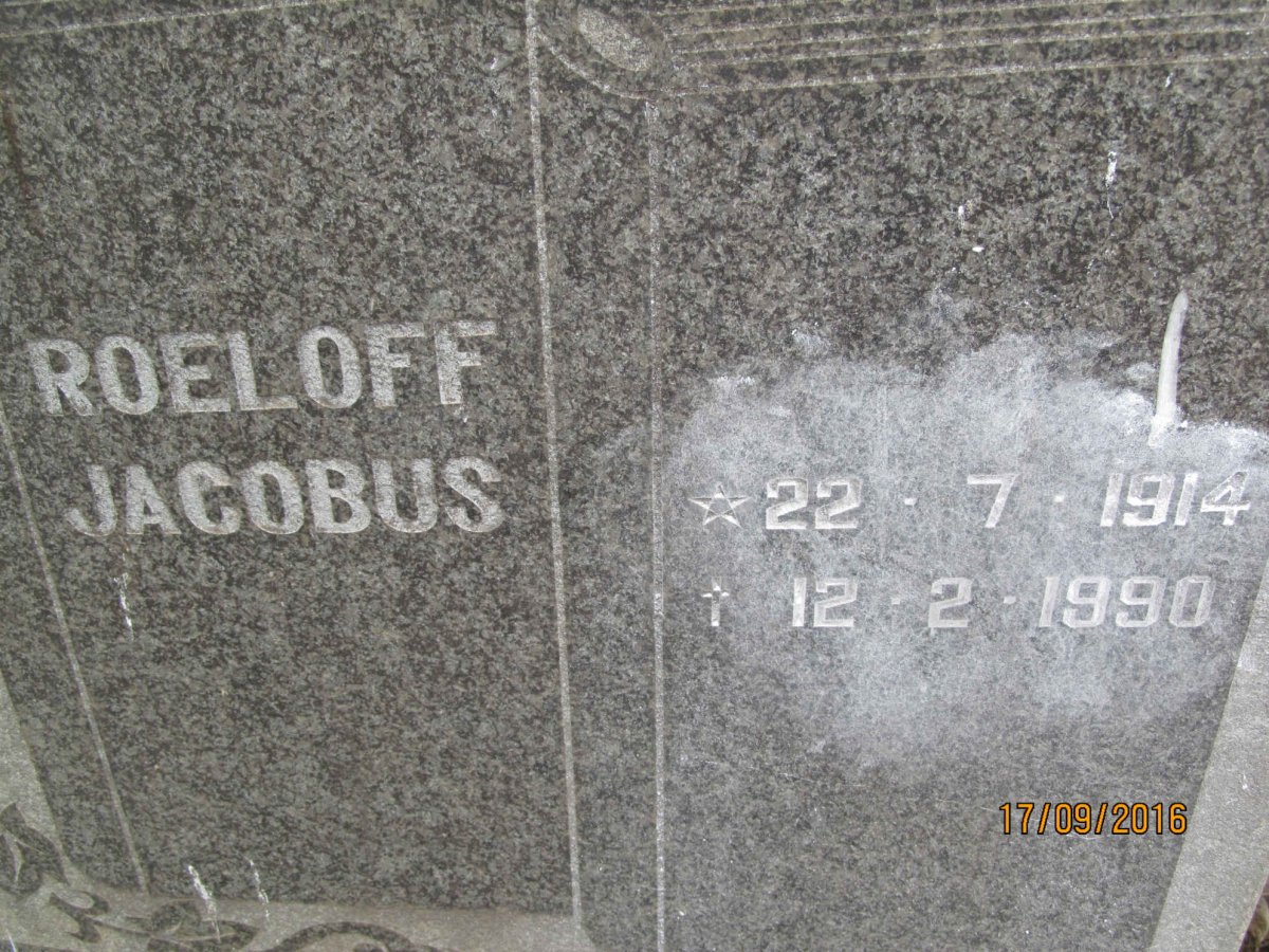 ? Roeloff Jacobus 1914-1990