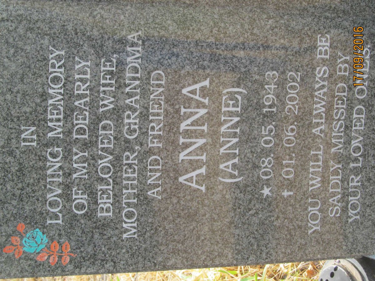 ? Anna 1943-2002