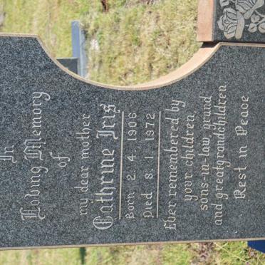 ARMSTRONG Cathrine Iris 1906-1972