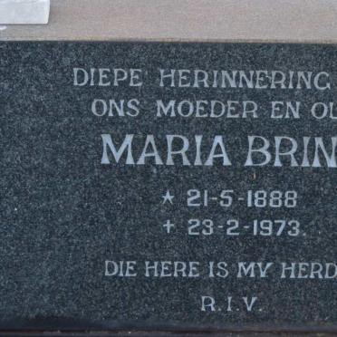 BRINK Maria 1888-1973