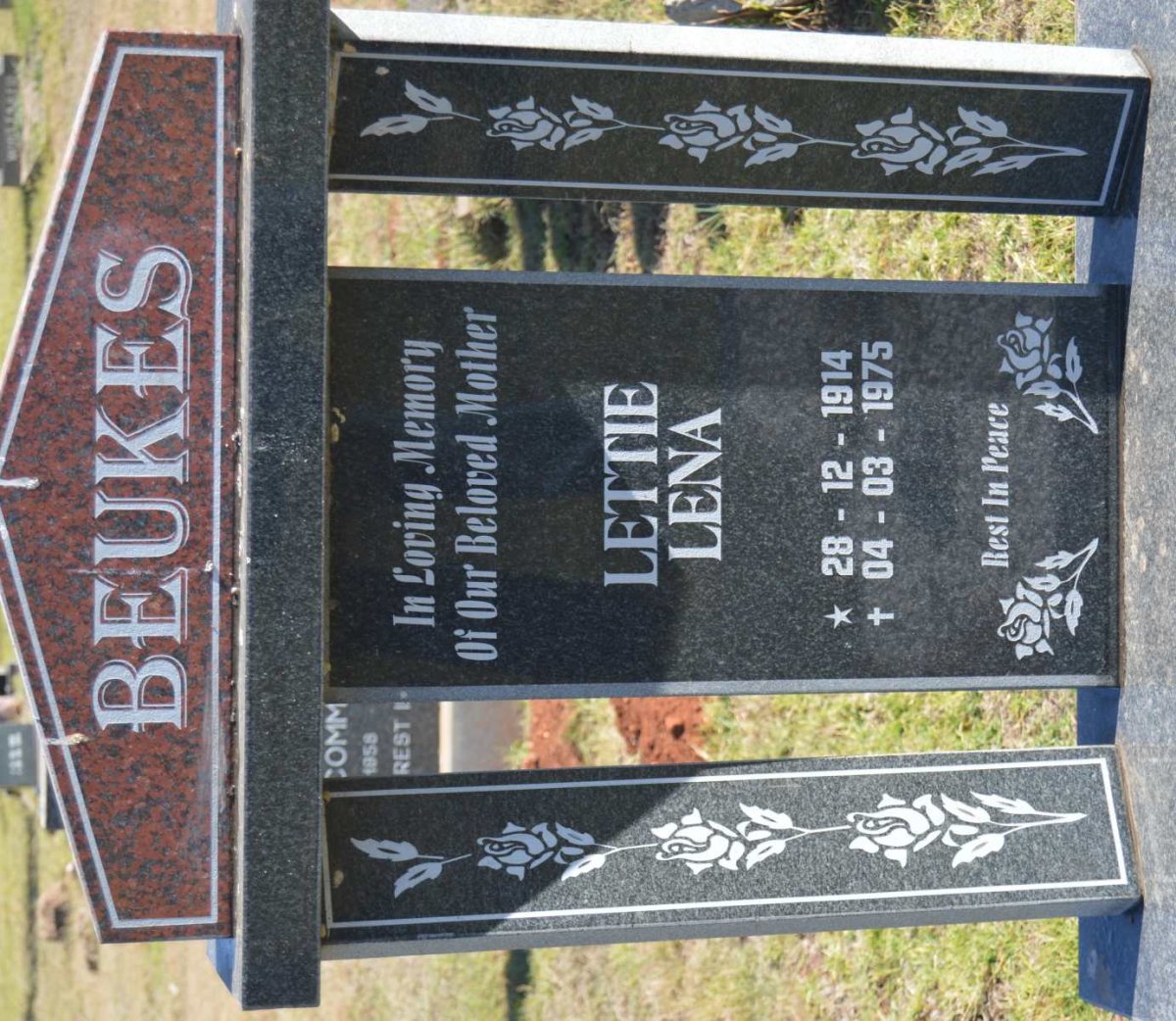 BEUKES Lettie Lena 1914-1975