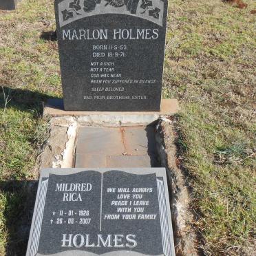 HOLMES Mildred Rica 1926-2007 :: HOLMES Marlon 1953-1971