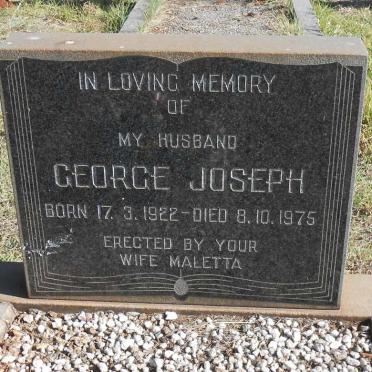 JOSEPH George 1922-1975