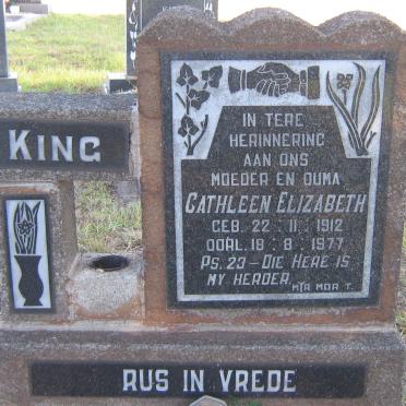 KING Cathleen Elizabeth 1912-1977