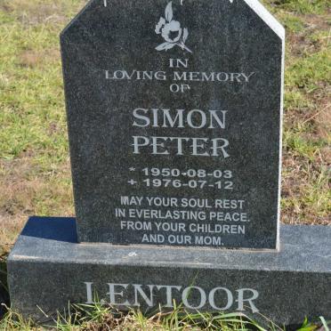 LENTOOR Simon Peter 1950-1976