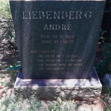 LIEBENBERG André 1951-1970