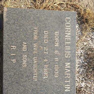 MARTIN Cornelius 1909-1983