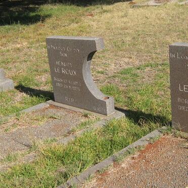 ROUX Piet, le 1948-1975 :: LE ROUX Hendry 1952-1975 :: LE ROUX Jacob 1955-1975