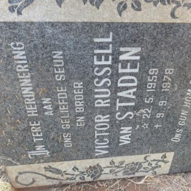 STADEN Victor Russell, van 1959-1978