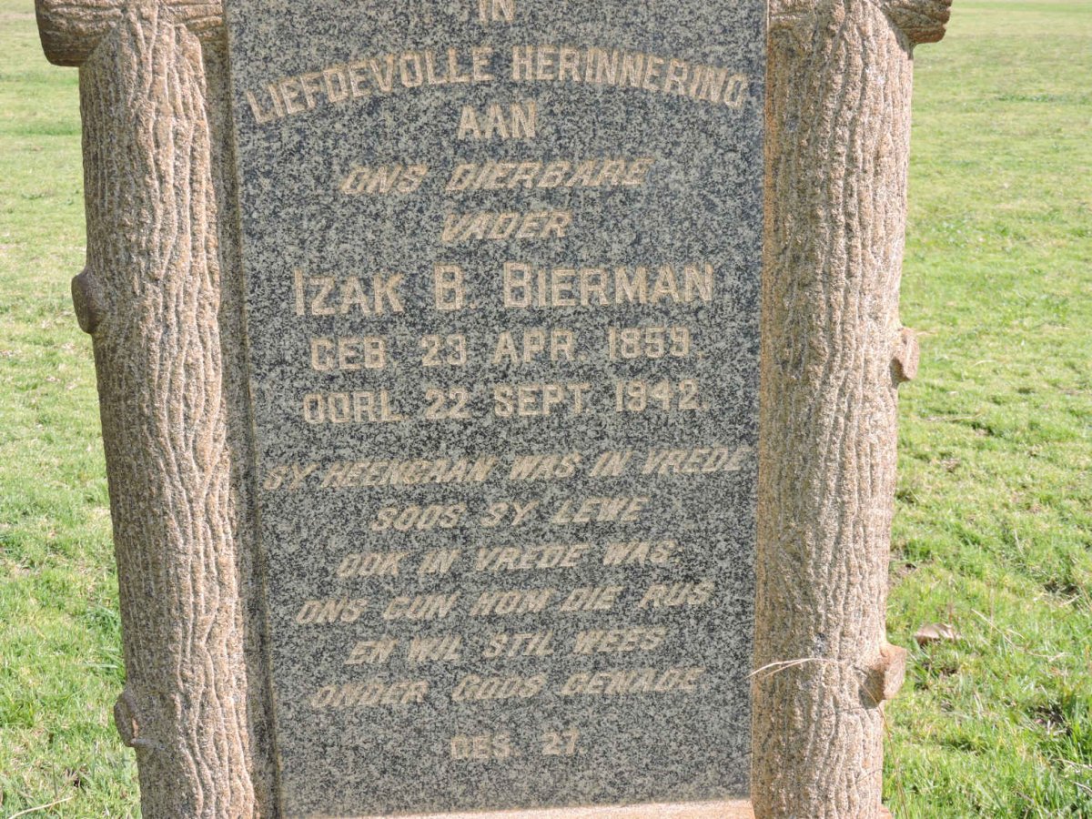 BIERMAN Izak B. 1859-1942