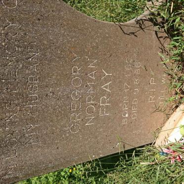 FRAY Gregory Norman 1962-1986