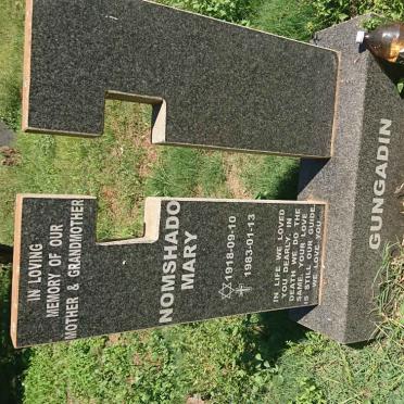 GUNGADIN Nomshado Mary 1918-1983