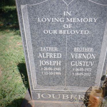 JOUBERT Alfred Joseph 1940-1989 :: JOUBERT Vernon Gustuv 1972-2012