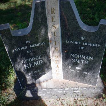 KEMP George 1942-1989 :: SMITH Norman 1961-1997