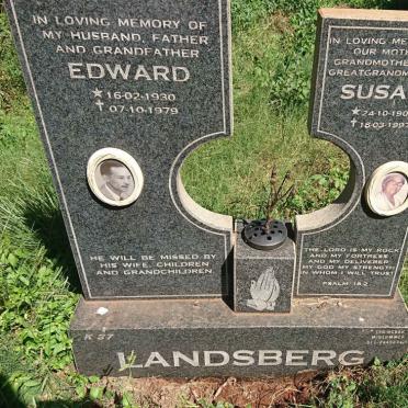 LANDSBERG Susan 1908-1997 :: LANDSBERG Edward 1930-1979