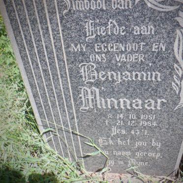 MINNAAR Benjamin 1951-1984