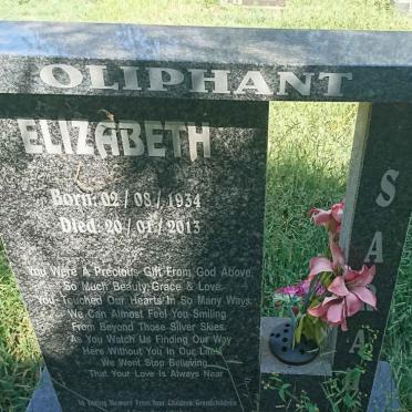 OLIPHANT Elizabeth 1934-2013