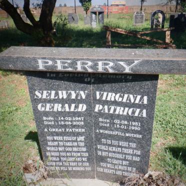 PERRY Selwyn Gerald 1947-2008 &amp; Virginia Patricia 1951-1990