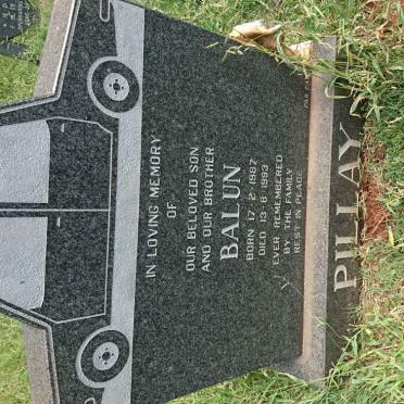 PILLAY Balun 1987-1993