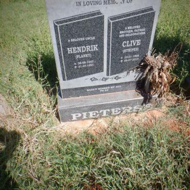 PIETERSE Hendrik 1937-1991 :: PIETERSE Clive 1966-2014