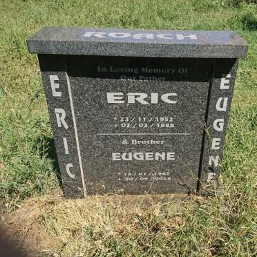 ROACH Eric 1952-1988 :: ROACH Eugene 1987-2013