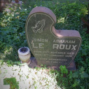 ROUX Simon Abraham, le 1927-1984