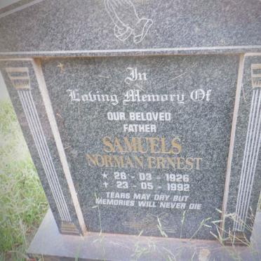 SAMUELS Norman Ernest 1926-1992