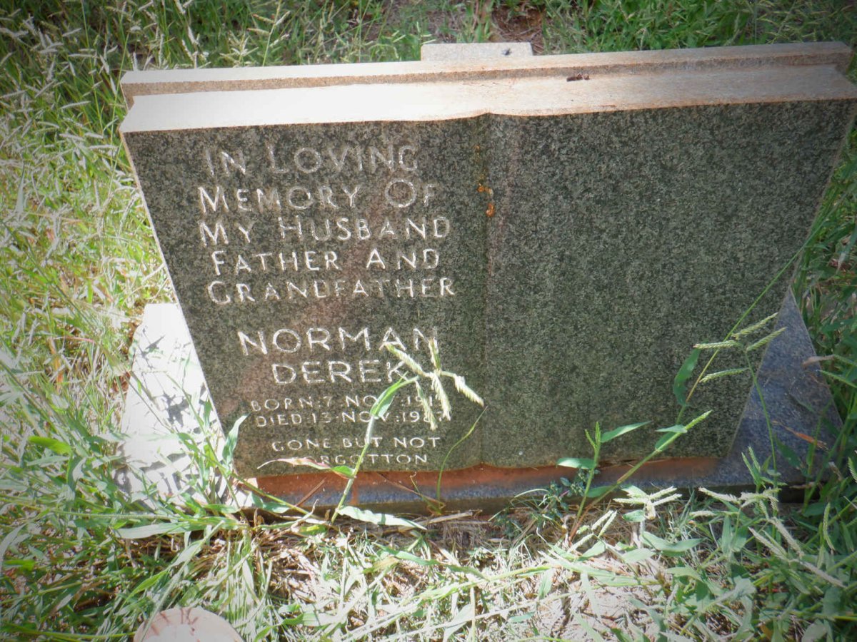? Derek Norman 191?-198?